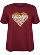 T-shirt med tryck, R&ouml;d, Packshot image number 0