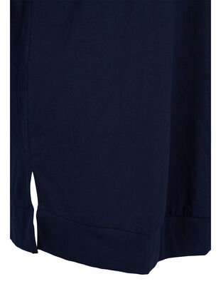 Sweatshirtklänning med huva, Navy Blazer PRINT, Packshot image number 3