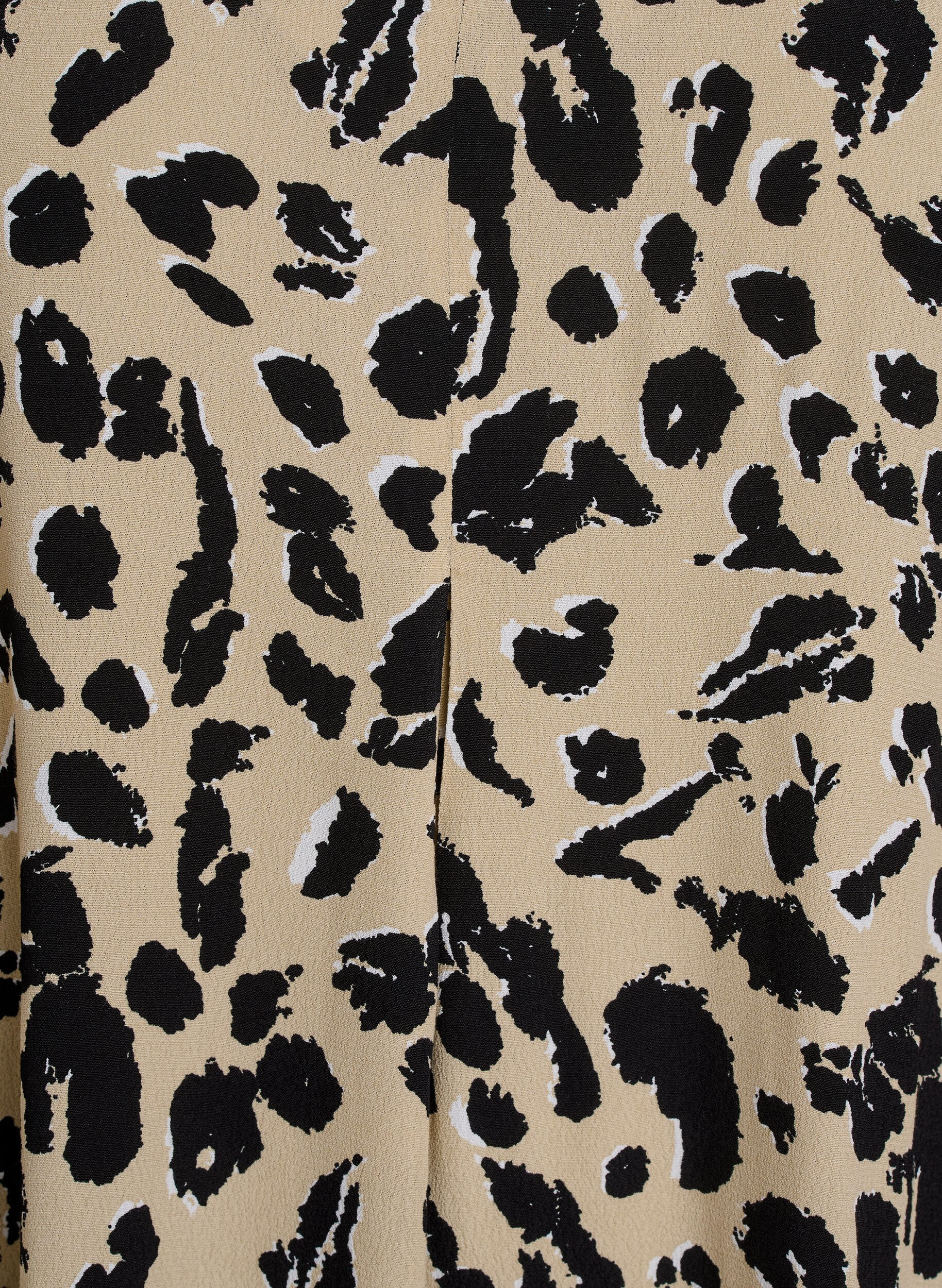 Zizzi A-linjeformad kl&auml;nning i viskos, Beige, Packshot image number 2