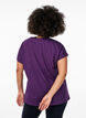 Enf&auml;rgad tr&auml;nings-T-shirt, Lila, Model image number 2