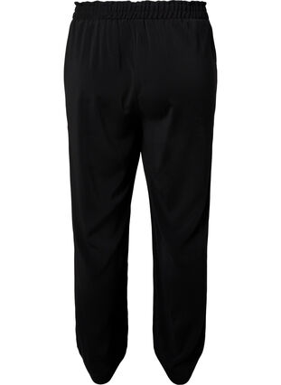 Utsvängda byxor med fickor, Black, Packshot image number 1