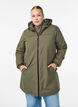 L&auml;tt vadderad parkas med huva, Gr&ouml;n, Model image number 0