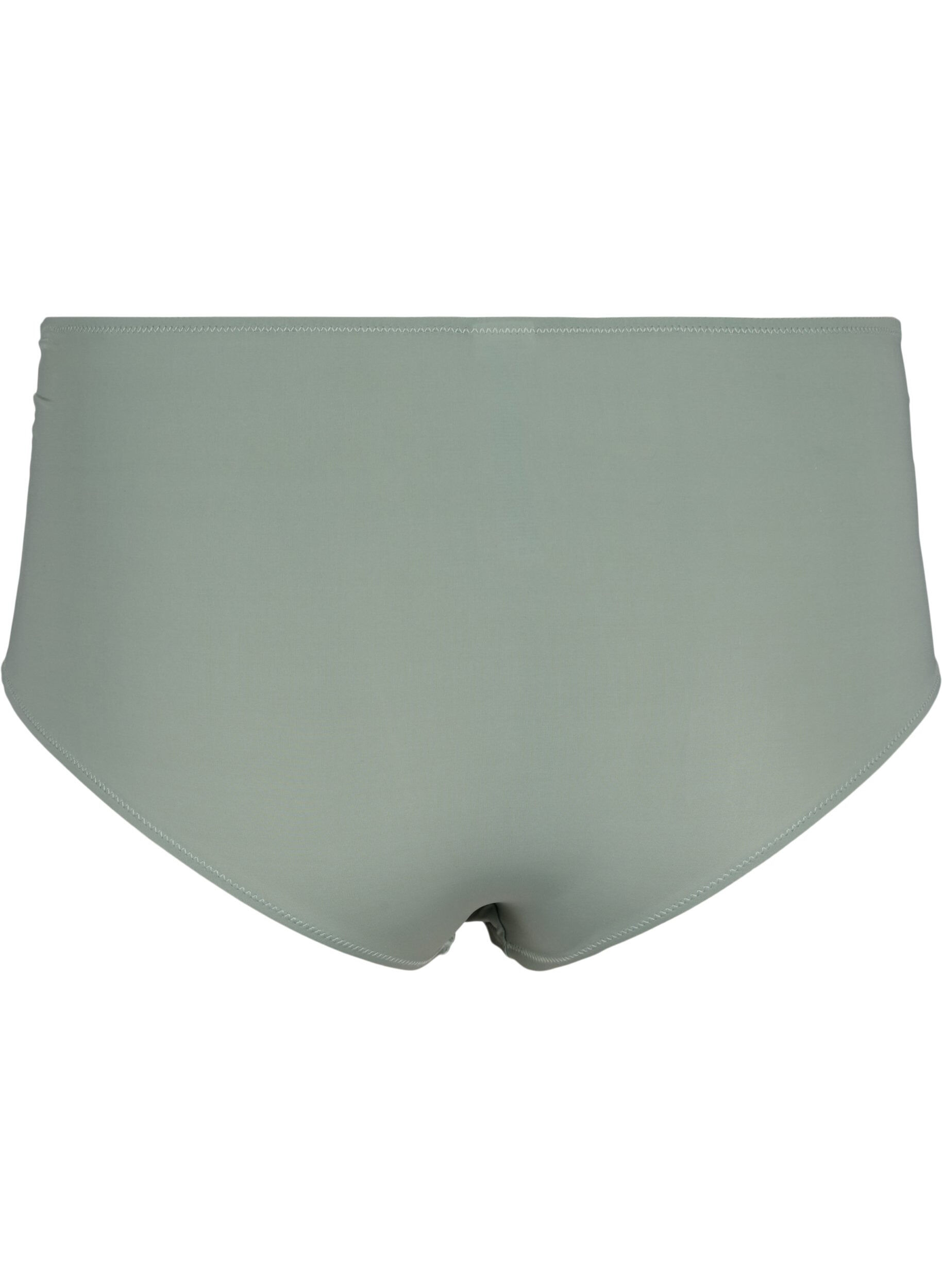 Zizzi Hipstertrosa med broderi och normal midja, Iceberg Green, Packshot image number 1