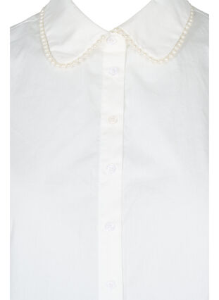 Skjortkrage med pärlor, Bright White, Packshot image number 2