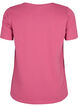 Enf&auml;rgad bas-t-shirt i bomull, R&ouml;d, Packshot image number 1
