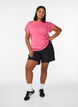 L&ouml;s tr&auml;ningst-shirt med korta &auml;rmar, Rosa, Model image number 1