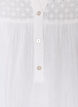 Tunika i bomullsmuslin med broderie anglaise, Vit, Packshot image number 2