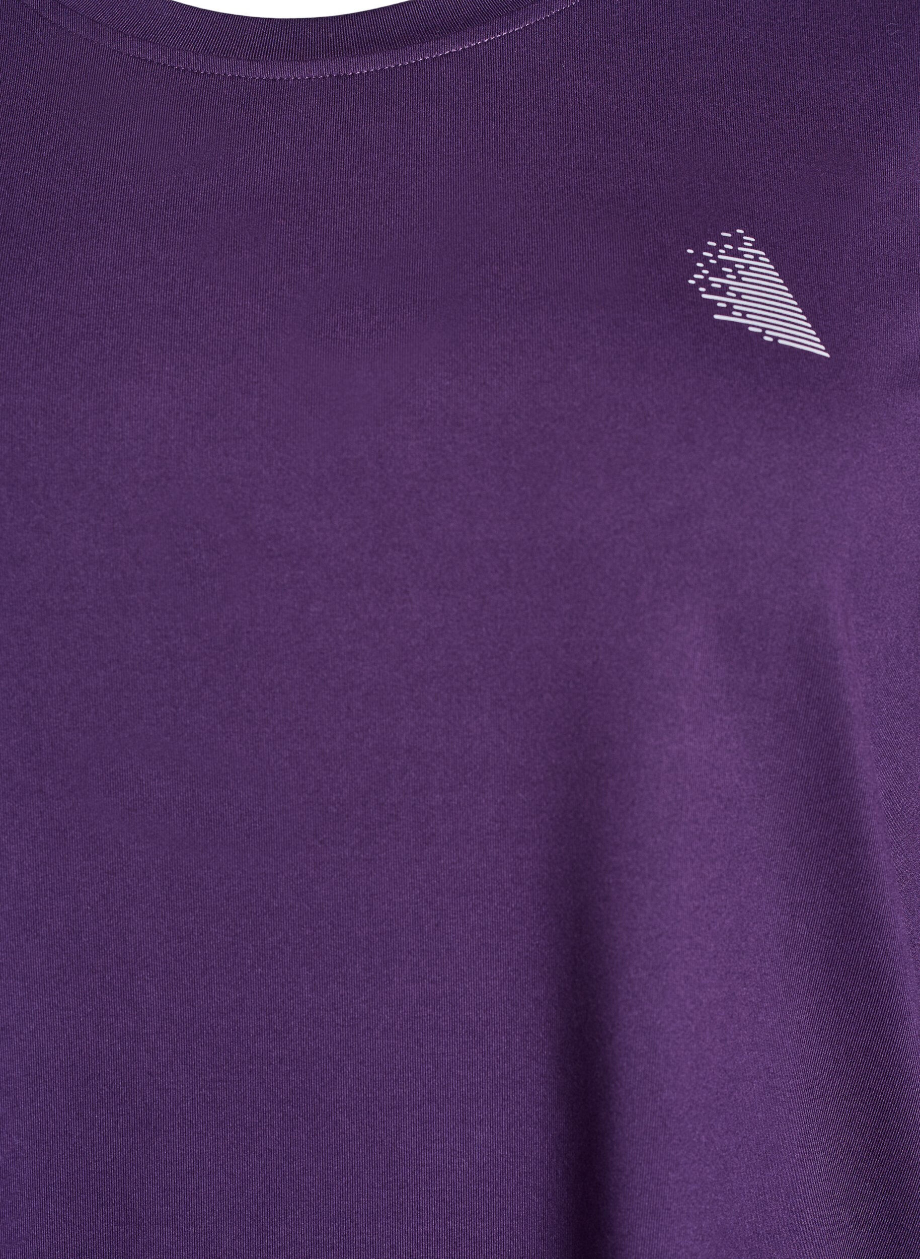 ZizziTr&auml;ningsblus med trekvarts&auml;rm, Lila, Packshot image number 2