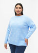 Mönstrad pullover, Blue Bell/Birch, Model image number 0