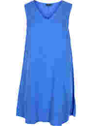 Spencerklänning med v-ringad hals, Dazzling Blue