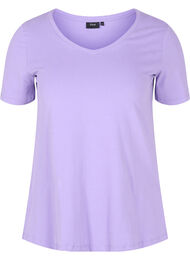 Enfärgad t-shirt i bomull, Paisley Purple