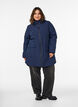 Vattent&auml;t parkas med huva, Bl&aring;, Model image number 1