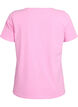 Enfärgad bas-t-shirt i bomull, Rosa, Packshot image number 1