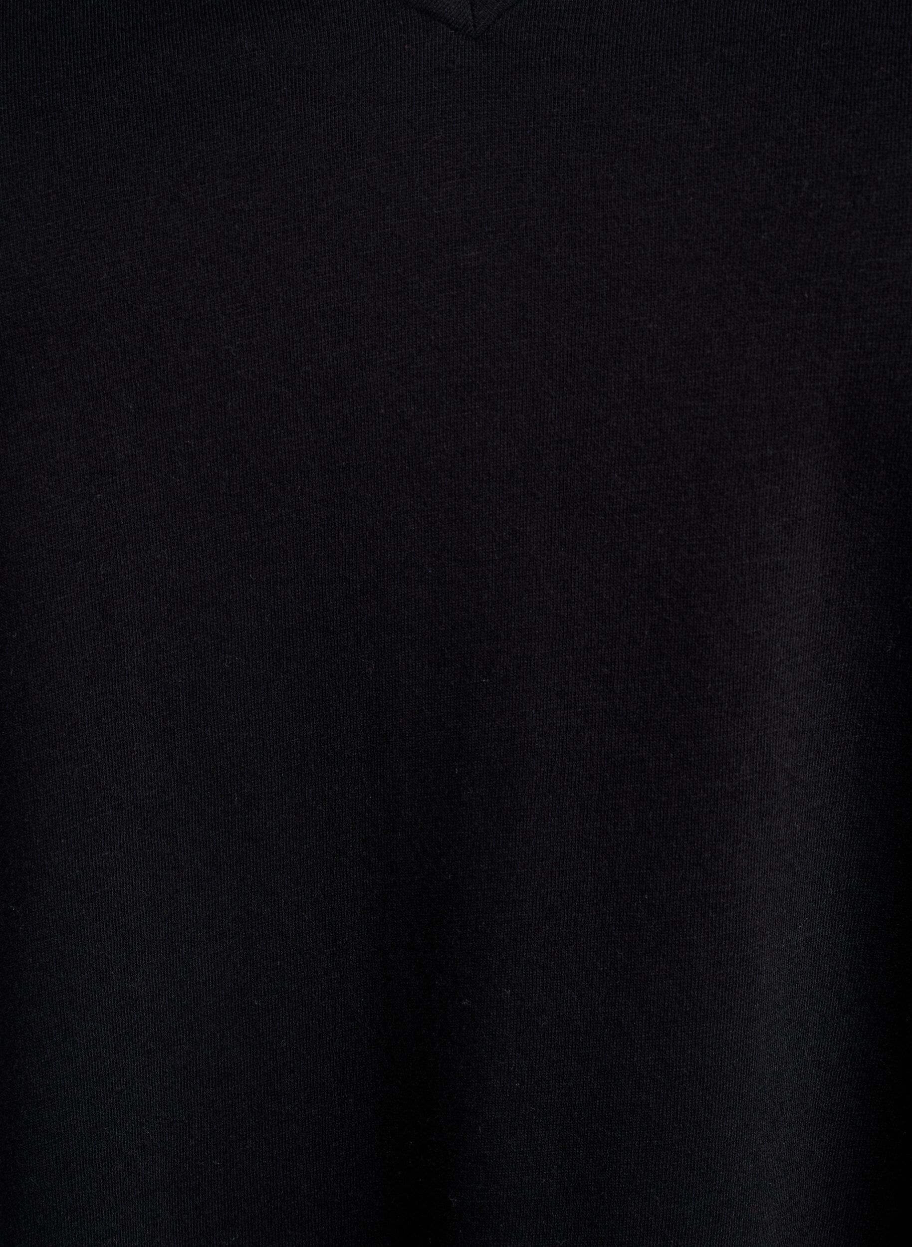 Zizzi FLASH - 2-pack t-shirts med v-ringning, Svart, Packshot image number 2