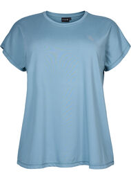Kortärmad t-shirt för träning, Smoke Blue