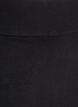 Kort stickad kjol med bred linning, Svart, Packshot image number 2