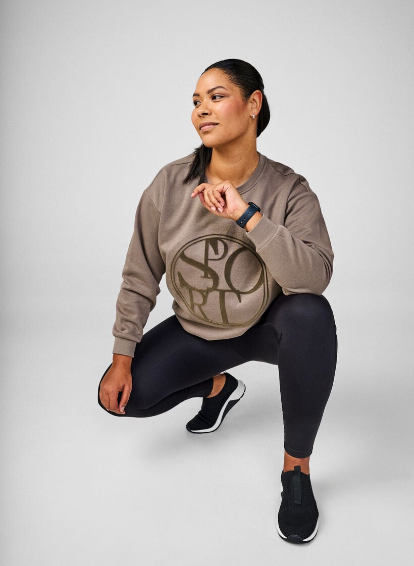 CORE, Squat-säkra träningstights med ficka, Svart, Image image number 0