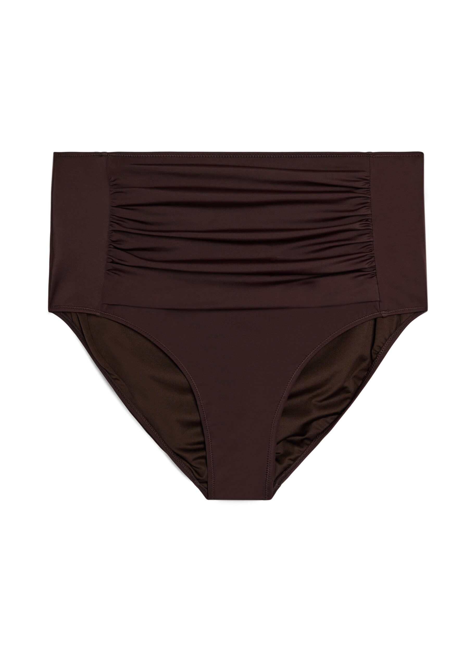 ZizziBikinitrosa med h&ouml;g midja, Brun, Packshot image number 0