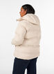 Kort pufferjacka med avtagbar huva, Vanilla, Model image number 2