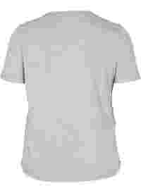 Croppad t-shirt med snörning
