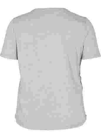 Croppad t-shirt med snörning