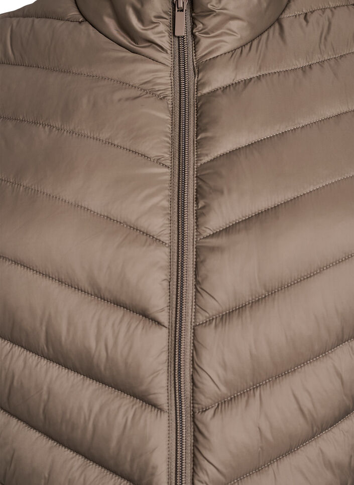 L&auml;tt jacka med fickor, Brun, Packshot image number 2