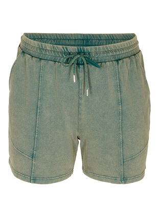Lösa shorts i sweatshirtmaterial, Reflecting Pond, Packshot image number 0