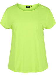 Neonfärgad t-shirt i bomull, Neon Lime