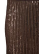 A-linjeformad midikjol i paljetter, Brun, Packshot image number 2