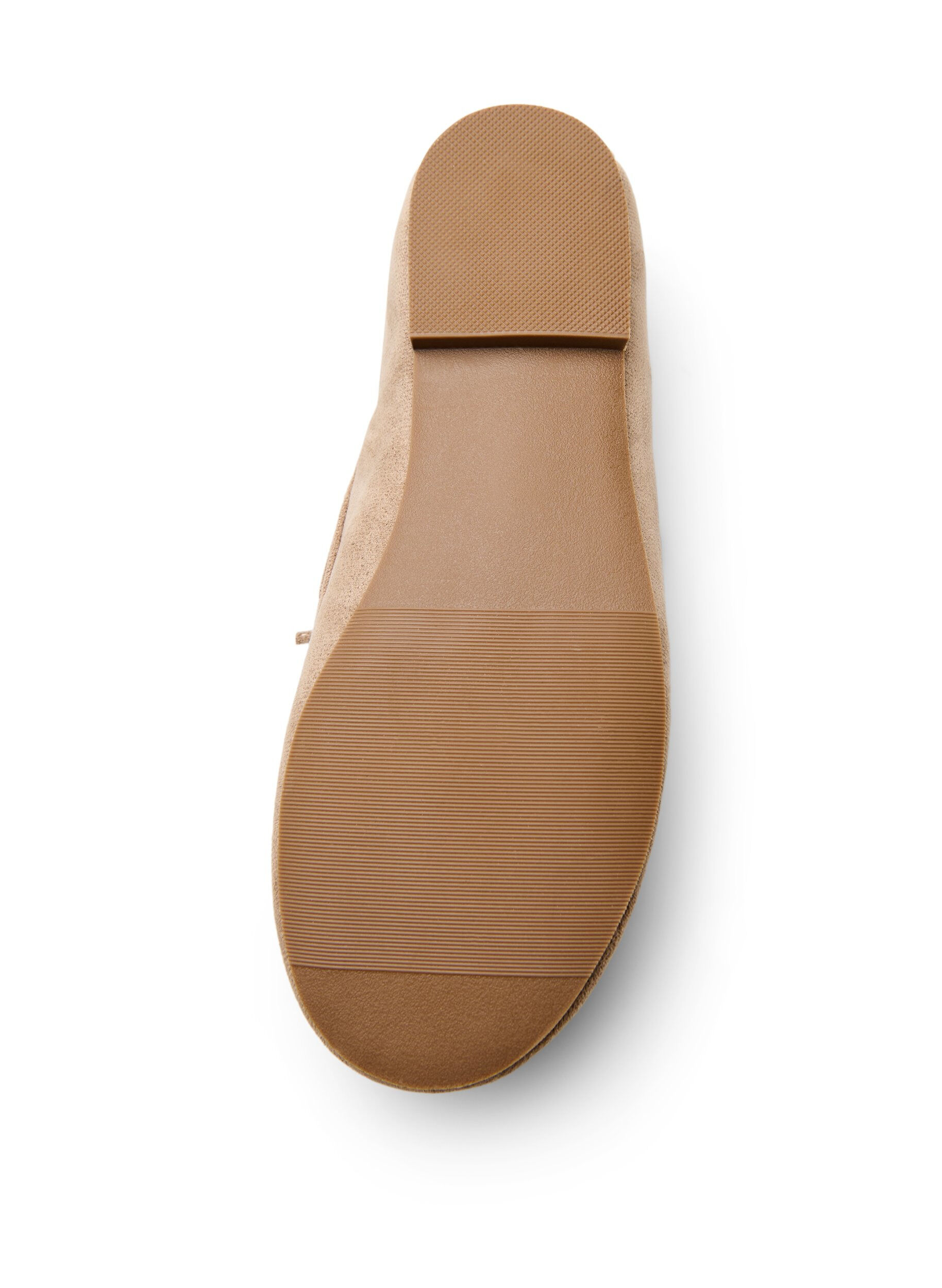 Zizzi Mockasiner i mockaimitation, Beige, Packshot image number 4
