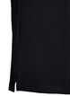 Kort jerseykjol med slits, Svart, Packshot image number 2