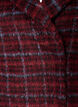 Rutig jacka med fickor, R&ouml;d, Packshot image number 2