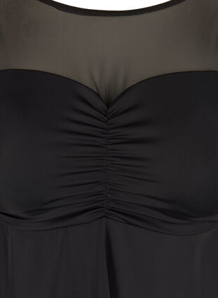 Tankini med kjol och mjuk vaddering, Black, Packshot image number 2