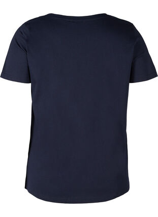 T-shirt i bomull med tryck, Night Sky AMBITIONS, Packshot image number 1