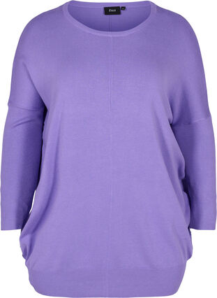 Stickad blus, Paisley Purple, Packshot image number 0