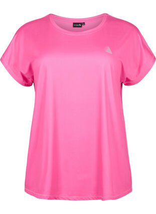Kortärmad t-shirt för träning, Raspberry Rose, Packshot image number 0