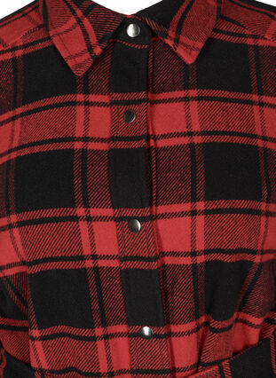 Rutig skjortjacka, Red CHECK , Packshot image number 2