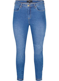 Bea jeans med super slim fit och extra hög midja, Light blue