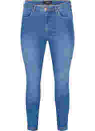 Bea jeans med super slim fit och extra hög midja, Light blue
