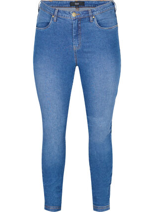 Bea jeans med super slim fit och extra hög midja, Light blue, Packshot image number 0