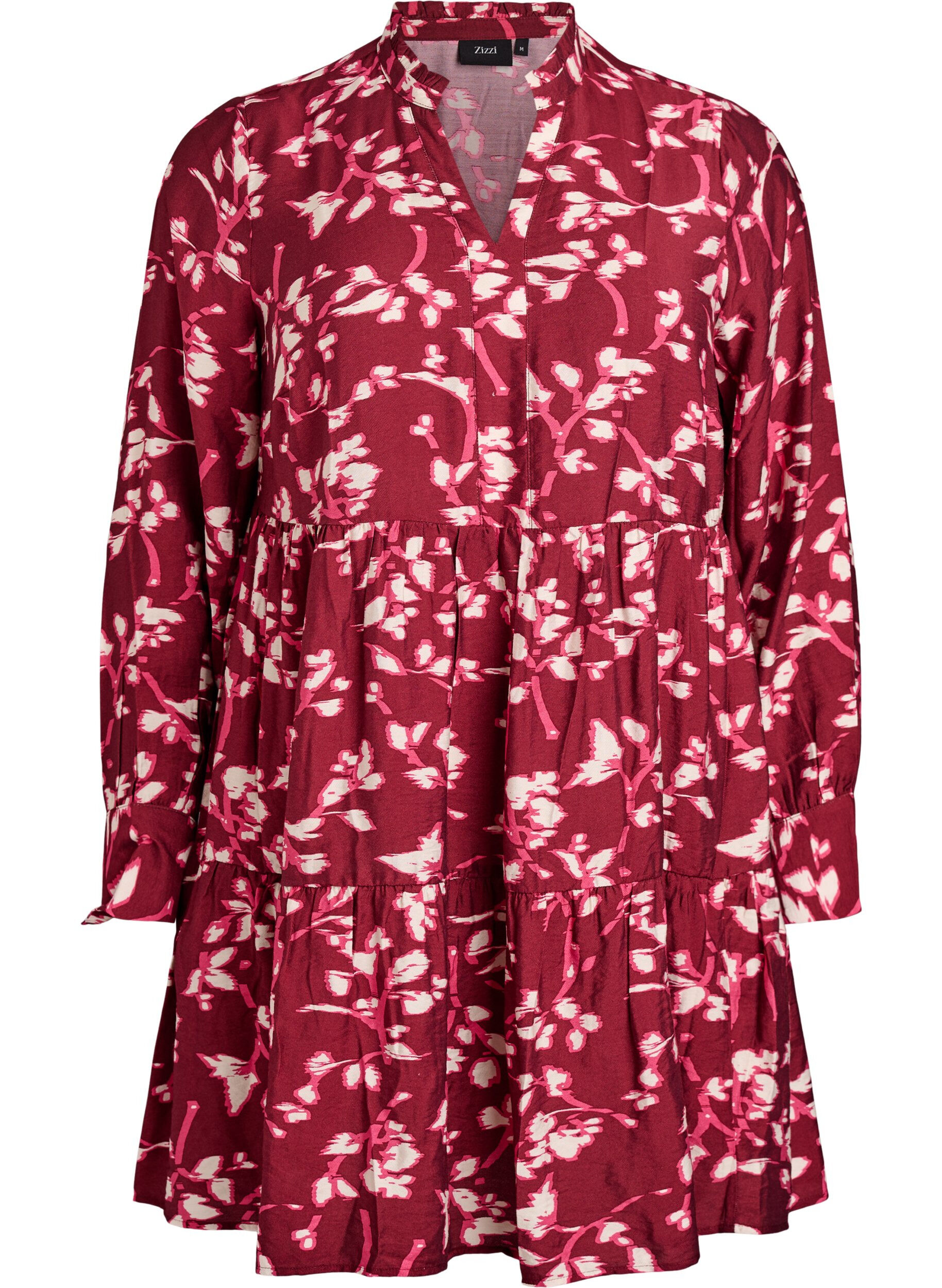 A-linjeformad kl&auml;nning med volangkrage