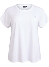 Enf&auml;rgad tr&auml;nings-T-shirt, Vit