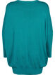 Stickad tunika i viskosblandning, Deep Lake, Packshot image number 1