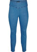 Stretchiga jeggings med hög midja, Light Blue, Packshot image number 0