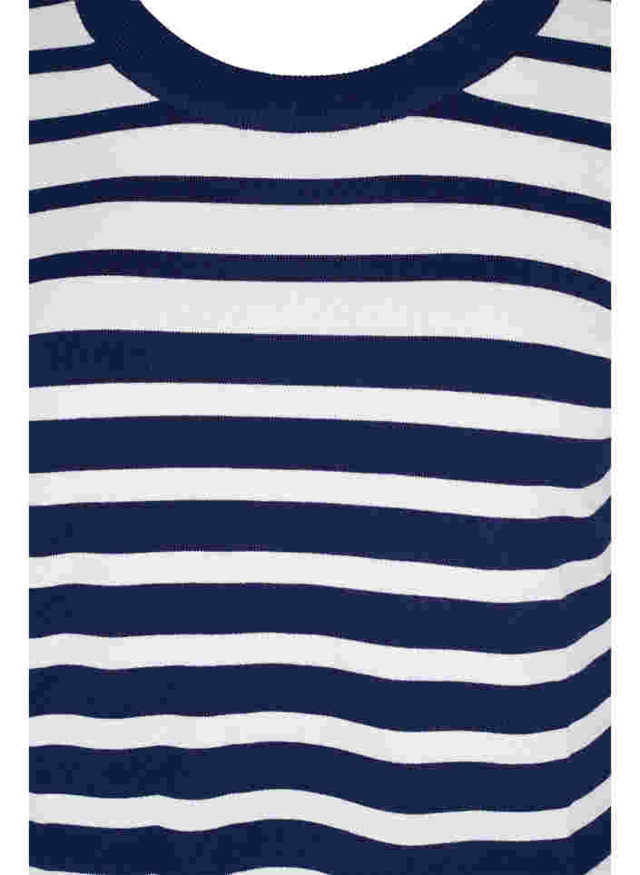 Randig klänning med långa ärmar, Peacoat W. Stripes, Packshot image number 2