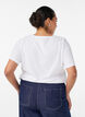 T-shirt med tryck, Vit, Model image number 2