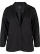 Enkel blazer med knapp, Black, Packshot image number 0