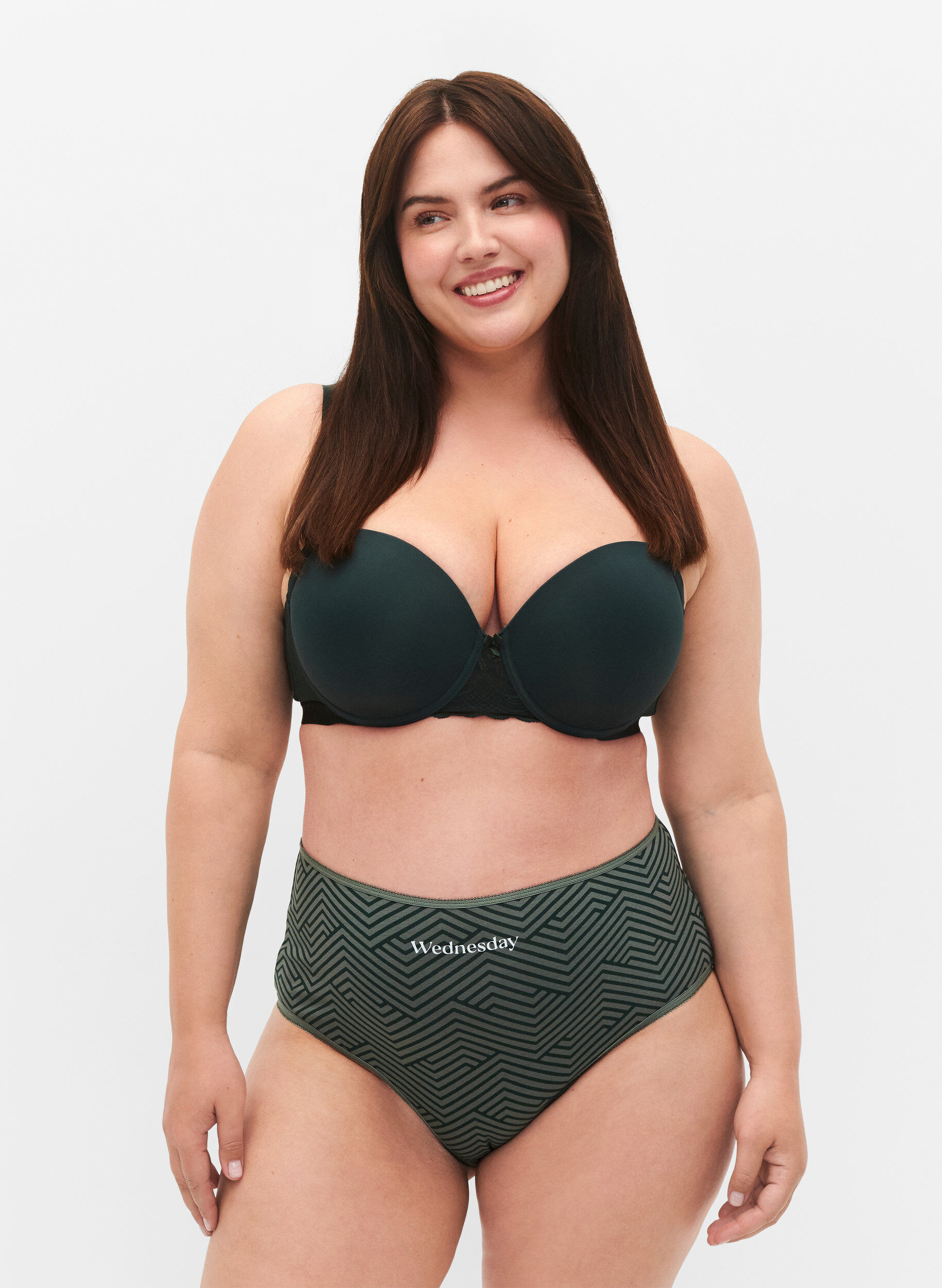 Zizzi 7-pack hipster med vanlig midja, Scarab Multi Pack, Model image number 0