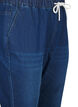 Joggingbyxor i denim med fickor, Bl&aring;, Packshot image number 2