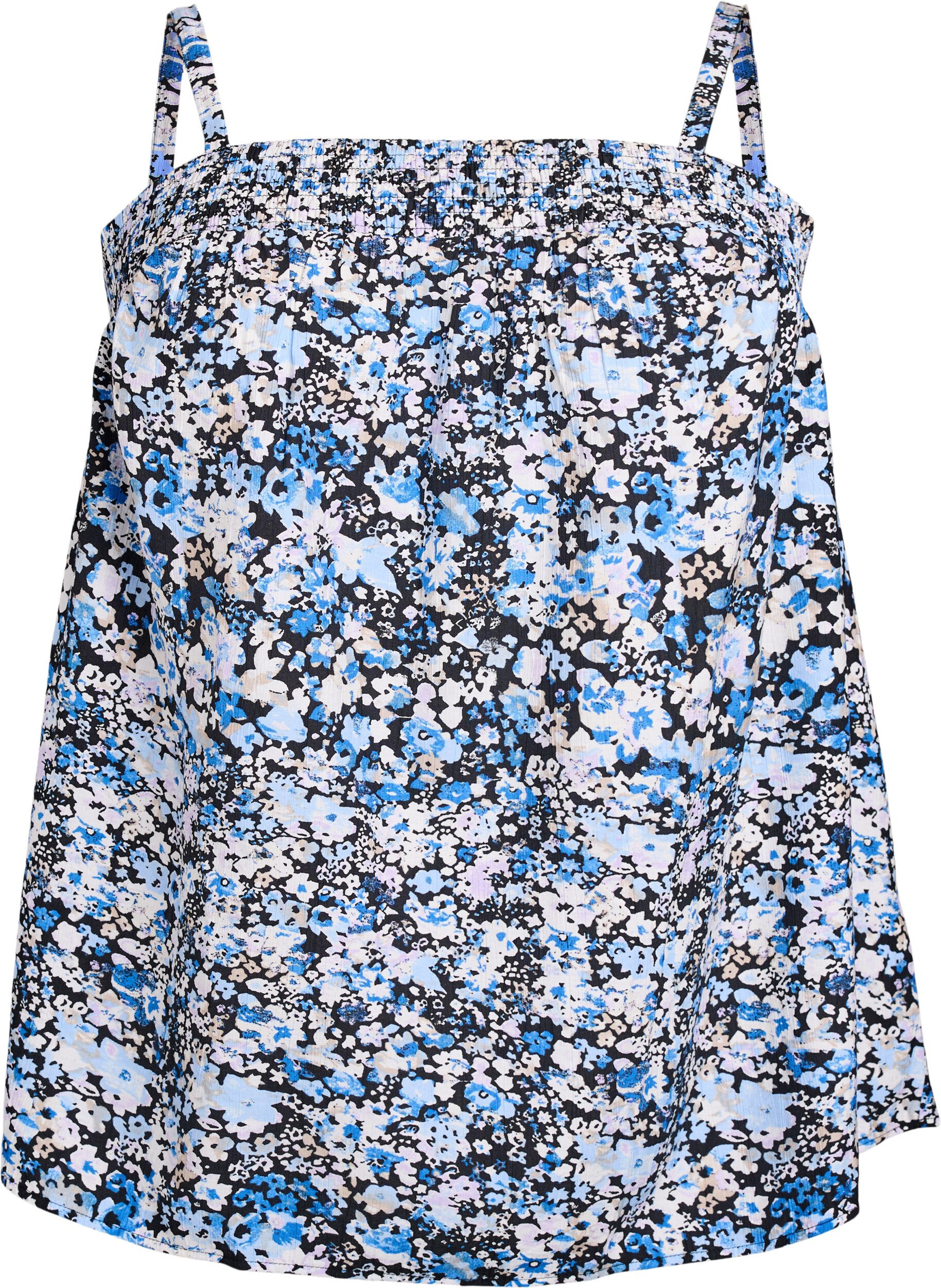 Top i viskos med smala axelband